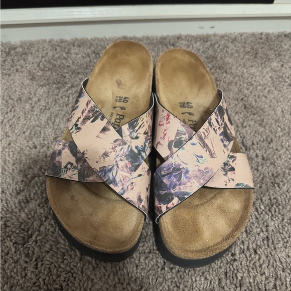 Papillio Daytona Birko-Flor Golden Age Sand Sandals - Picture 1 of 5